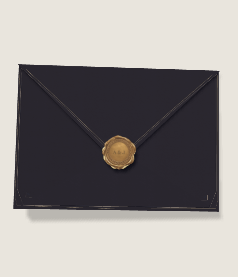 Wax-sealed envelope preview
